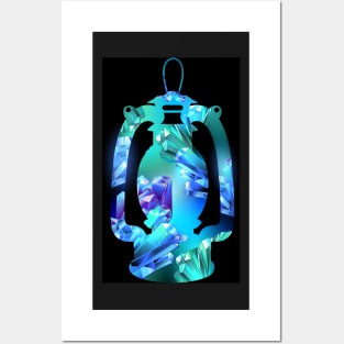 Miner Lantern Posters and Art